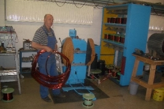 Fertigung der Spulen, Sonderantrieb 355kW Druckerhöhungsgebläse